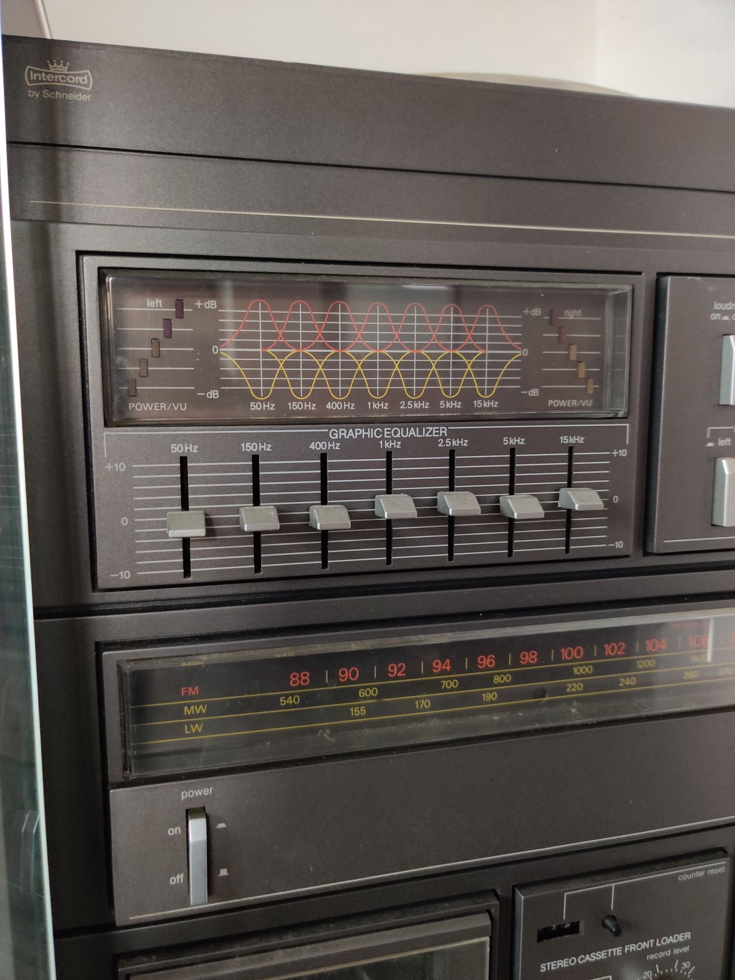 Wieża audio Intercord HiFi Power Rack System 1060 RC