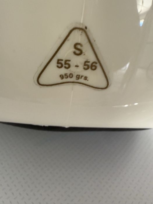 Capacete branco S novo