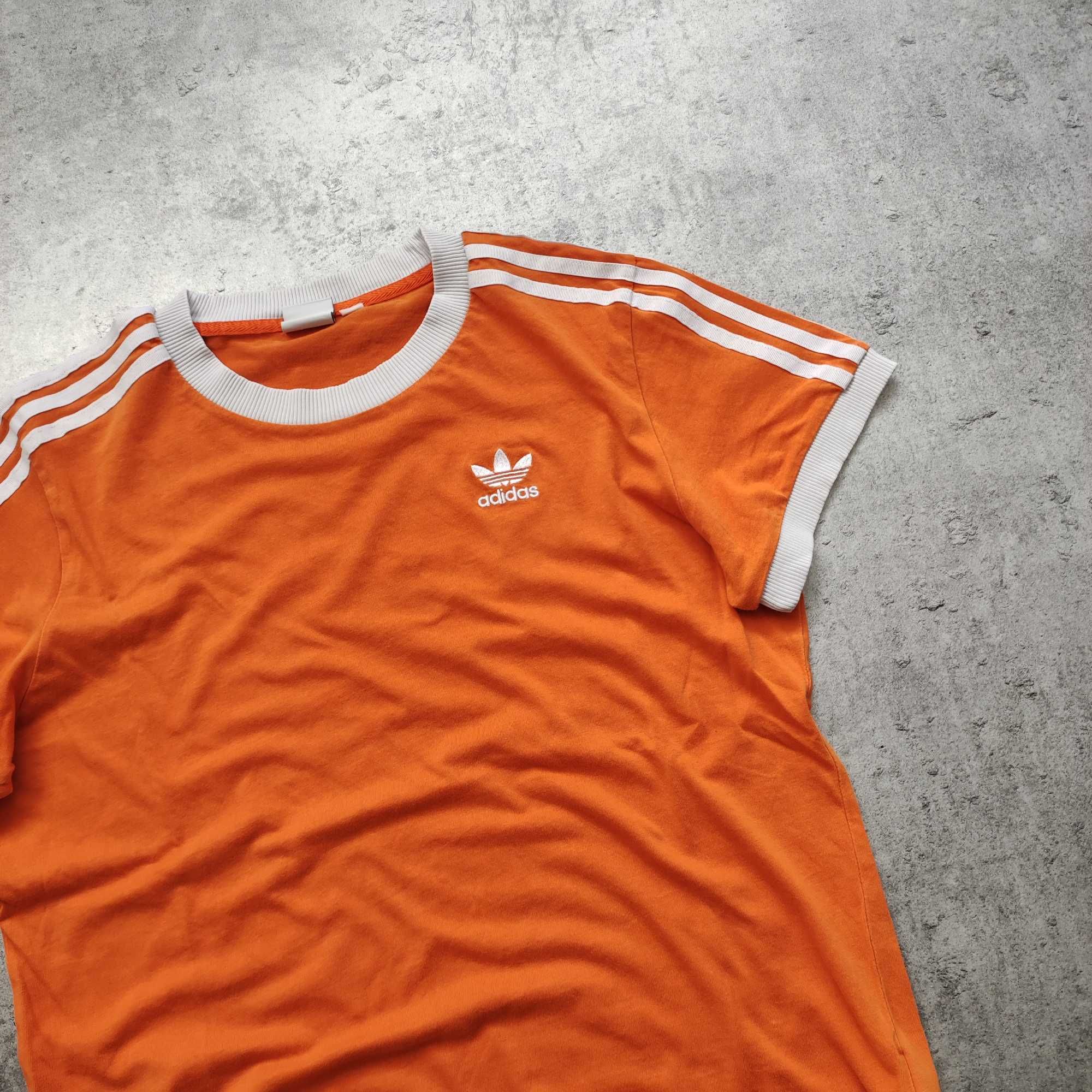 DAMSKA Koszulka PREMIUM Bawełna Adidas Originals California Orange