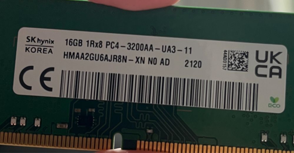 16gb DDR4 jedna kość