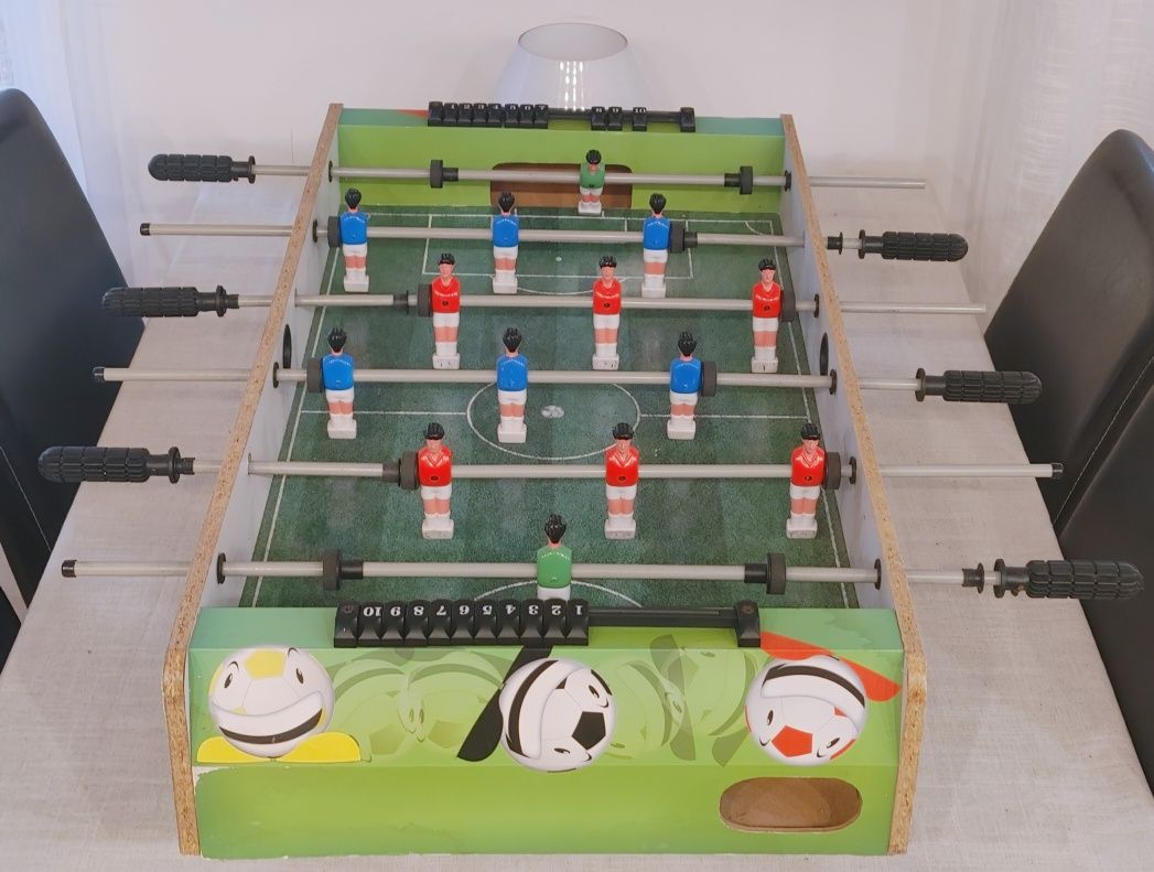 Piłkarzyki stołowe 87 x 46  mini stól do piłkarzyków gra