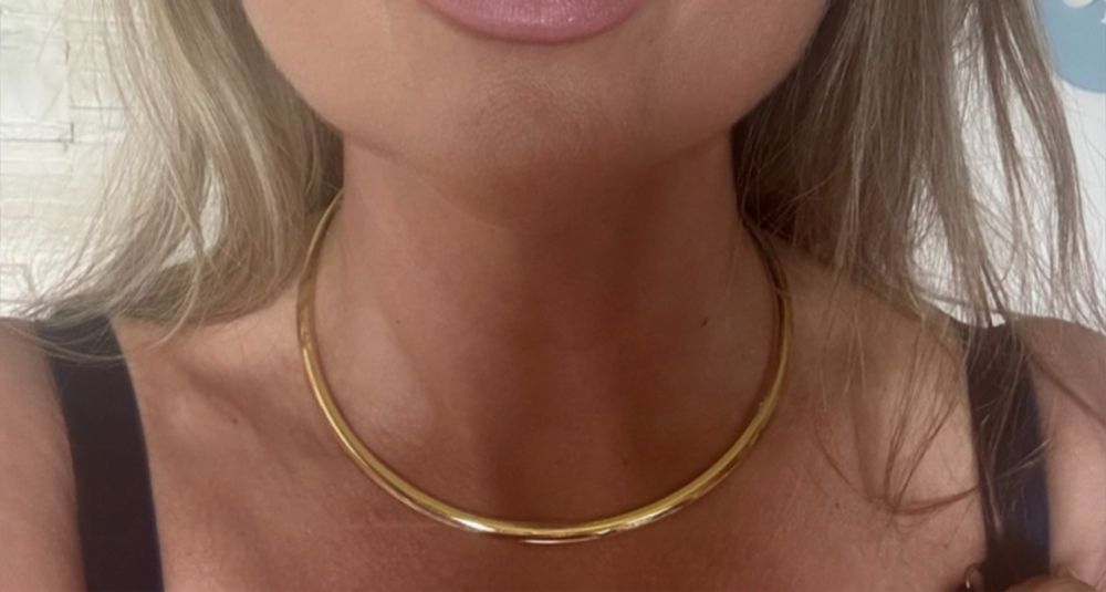 Kolia naszyjnik kolor złoty