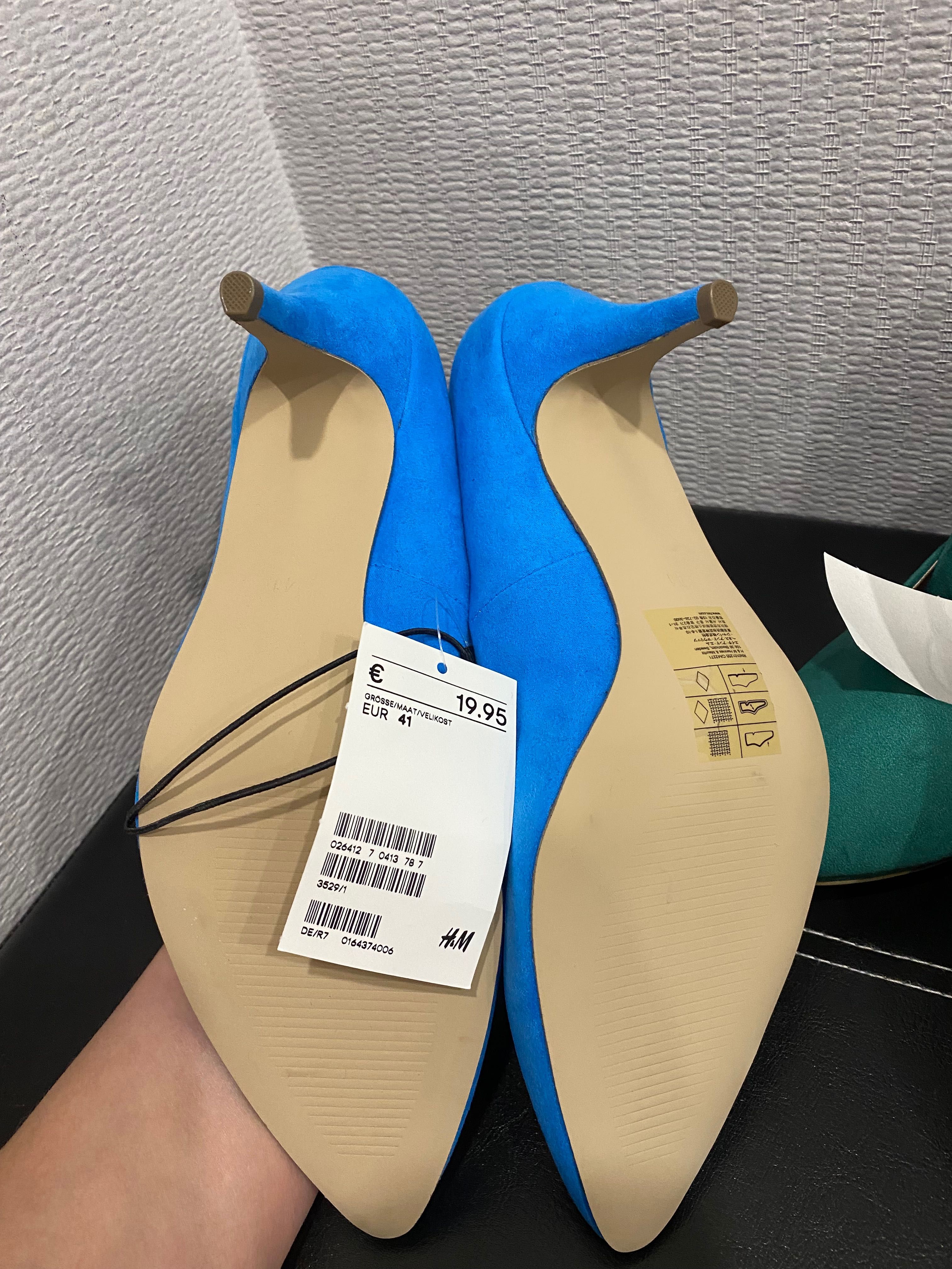 Туфли и босоножки H&M замш р.40