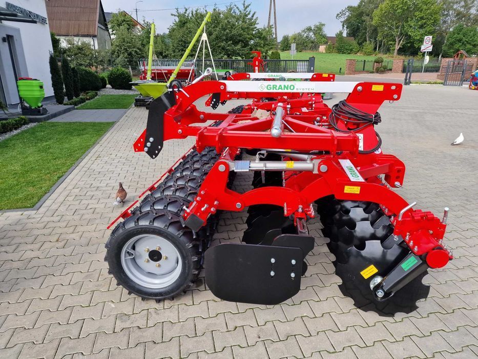Brona talerzowa SHOP 3 m GRANO SYSTEM wał oponowy 2,5 m 2,7 m OD RĘKI