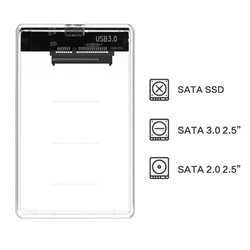 Obudowa do dysku twardego SATA 2,5'' CRYSTAL