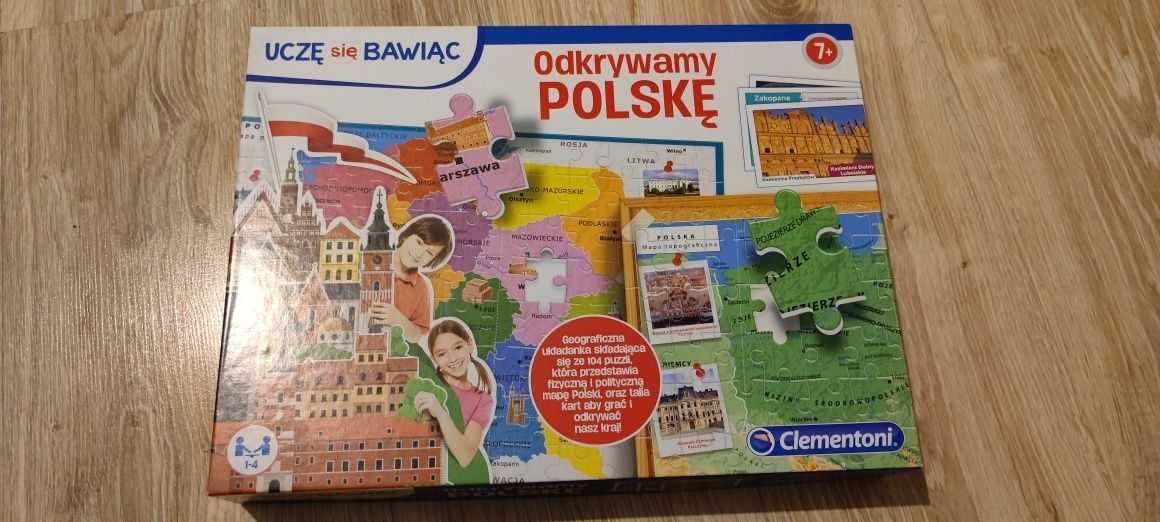 Odkrywamy Polskę układanka geograficzna