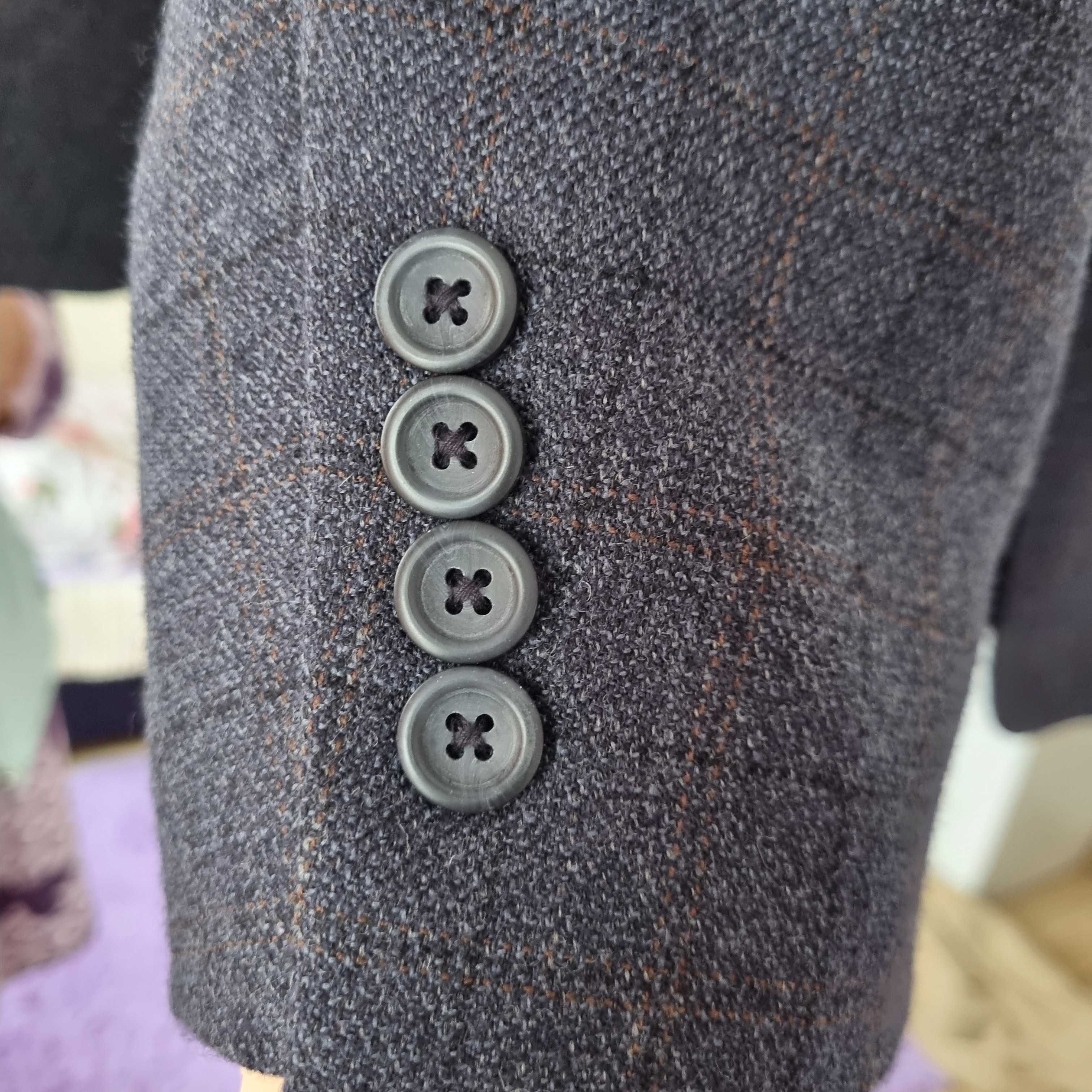 Marynarka męska Pronto Uomo wełna jagnięca rozmiar 48 Long(2-3XL)