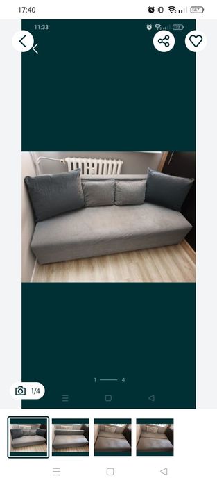 Kanapa rozkładana sofa wersalka łóżko