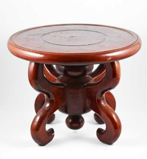 Base de redoma em madeira