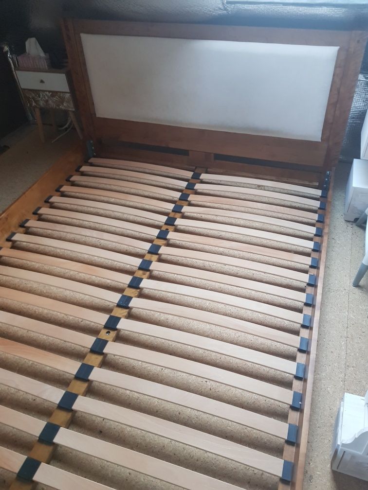Łóżko lite drewno, dąb 160x200