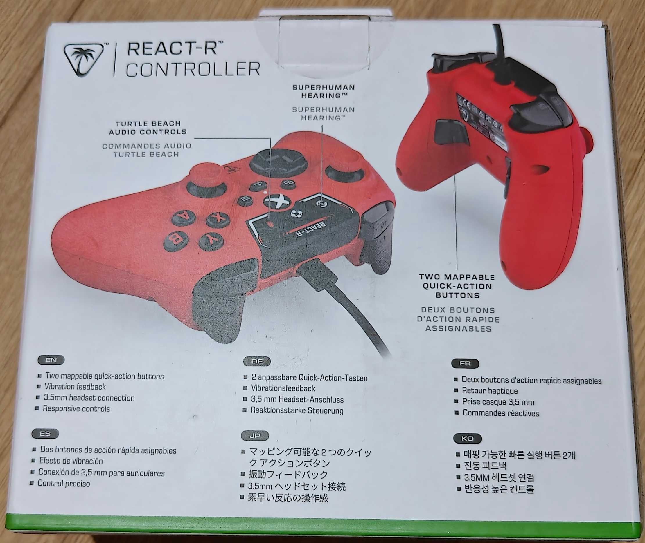 Kontroler Turtle Beach React-R czerwony NOWY