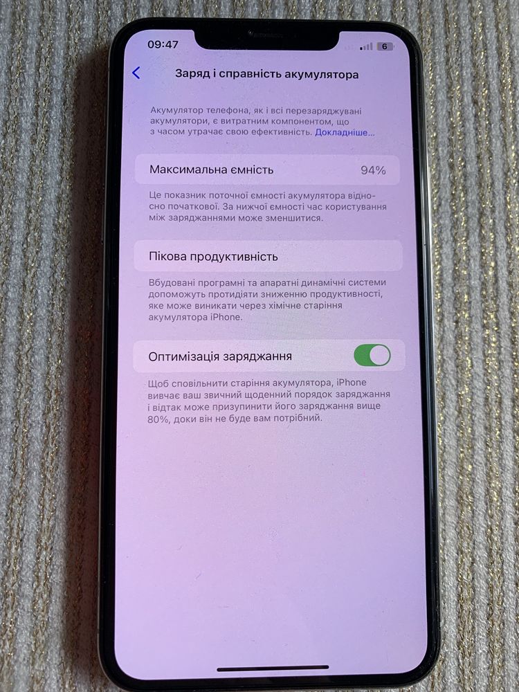 11 pro max Silver 512 Gb