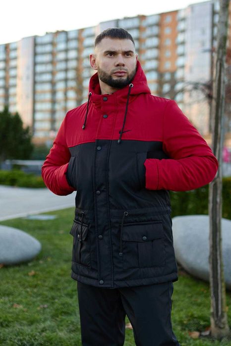 Мужская зимняя парка Nike водонепроникна зимова куртка найк (до -30°C)
