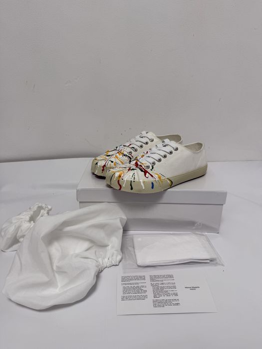 кеды Maison Margiela Tabi painted white 40 41 44 45