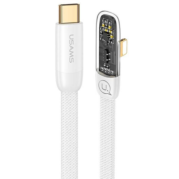USAMS Kabel kątowy USB-C na LightningPD 20W Fast Charging Iceflake