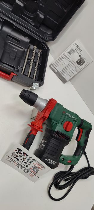НОВ перфоратор сГермании PARKSIDE PBH 1550/5Дж/дрель/отбойный молоток