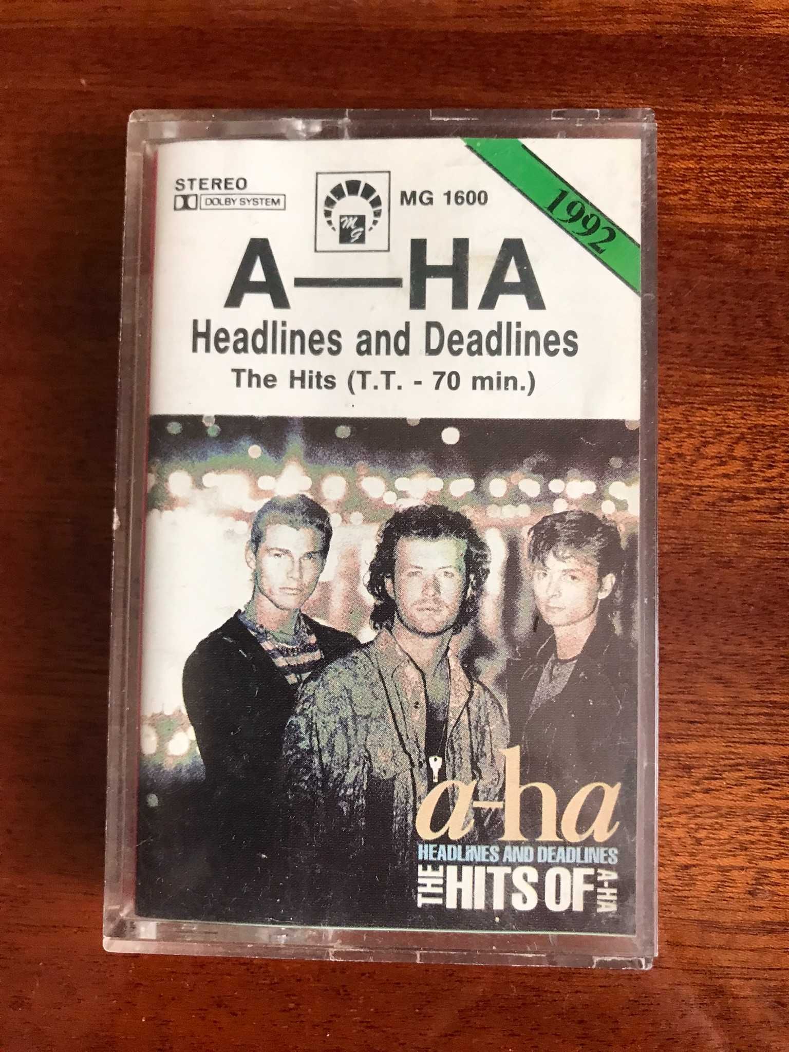 A-HA Headlines and Deadlines. The Hits 70min. Kaseta magnetofonowa.