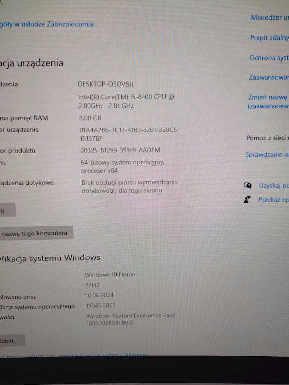 Komputer gamingowy MSI + monitor MSI panoramiczny 24 cale + mysz + kla