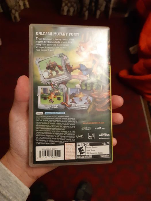 Crash Mind Over Mutant PSP UMD