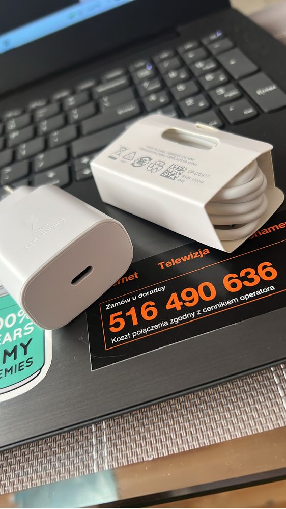 Ładowarka Do Samsung 25W z kablem USB -C do USB-C