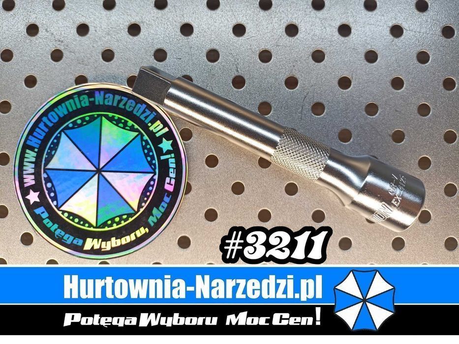 Przedłużka 1/2" 125mm Cr-V przedłużka do nasadek przedłużka 1/2