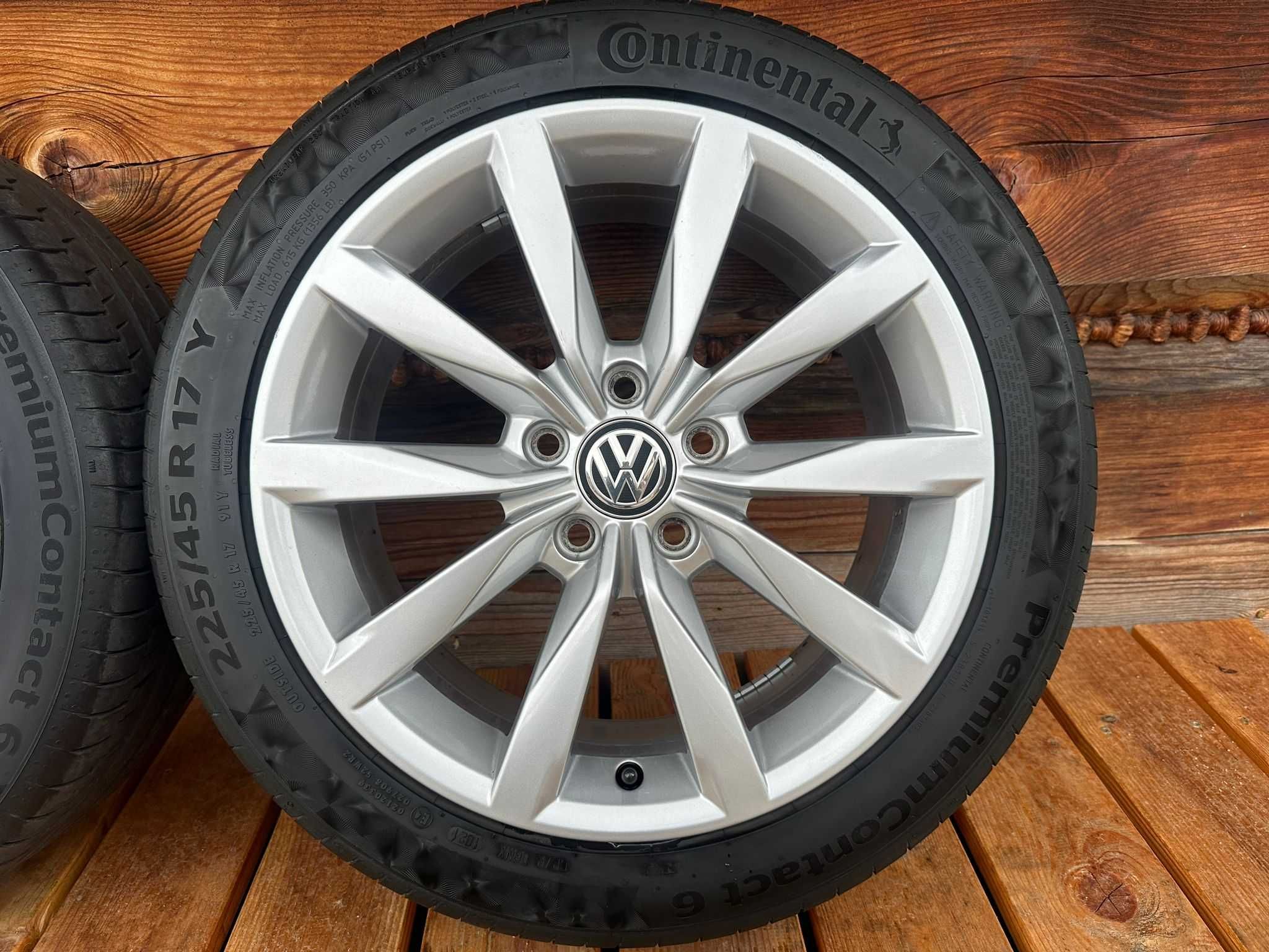 Alufelgi VW 17” / Dijon 7J / 5x112 ET49 / 225/45R17 koła letnie / Golf
