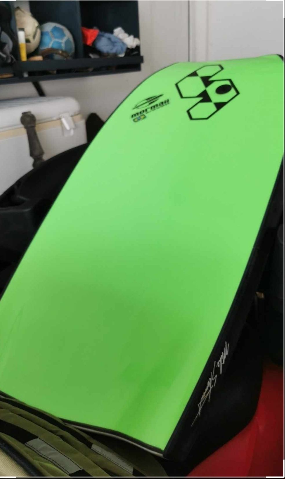 Vário material de bodyboard em excelente estado