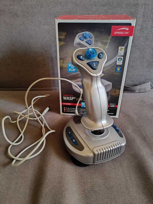 Джойстик для игры на самолётах. Speedlink Wasp² USB
