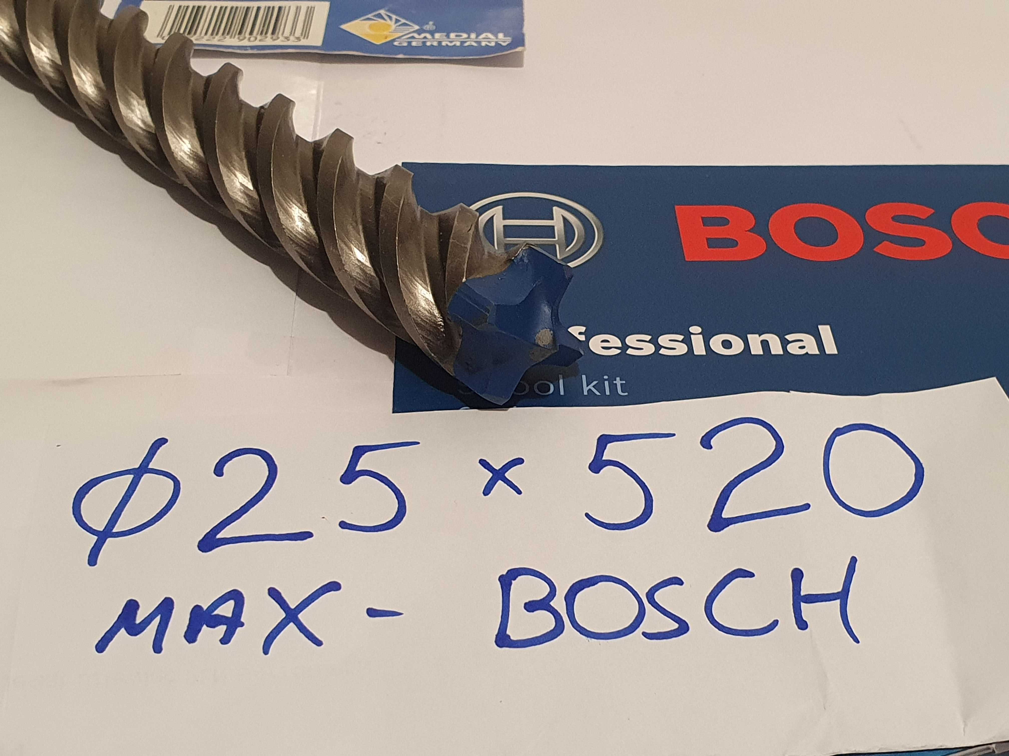 Wiertło przebiciowe BOSCH 25X520 SDS-MAX długie Nowe 8x EXPERT