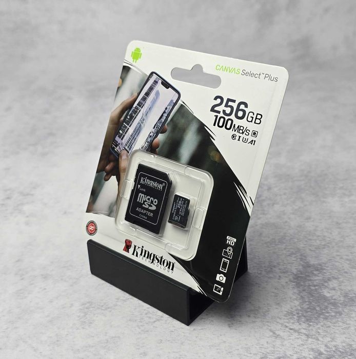 Карта пам'яті MicroSDXC 256Gb UHS-I Class10 Kingston (SDCS2/256GB) NEW