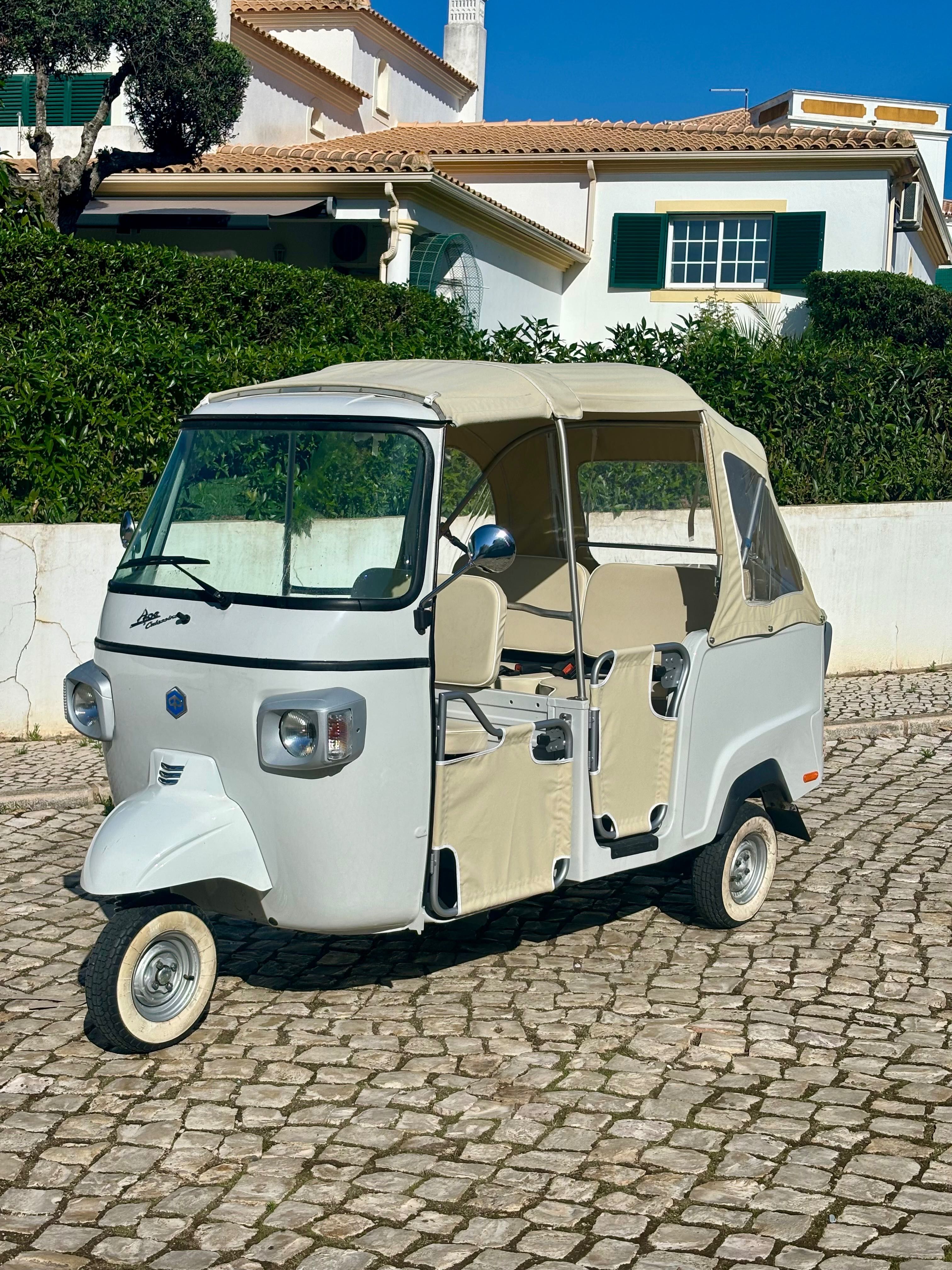 Tuk Tuk Piaggio Ape 200 – 2022 – Apenas 400 km – Como Novo!
