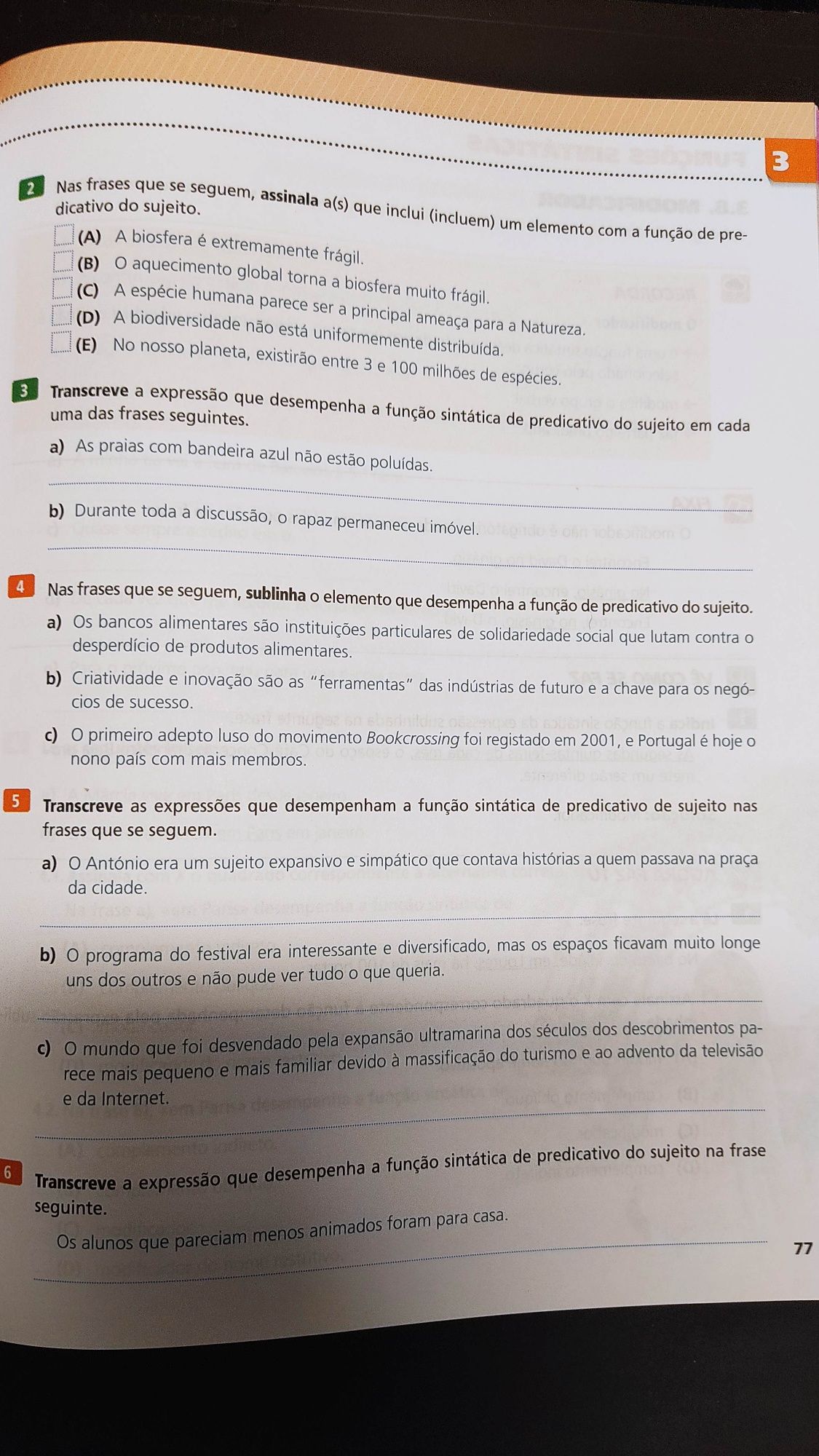 Ótima Gramática para o exame de Português 9°ano