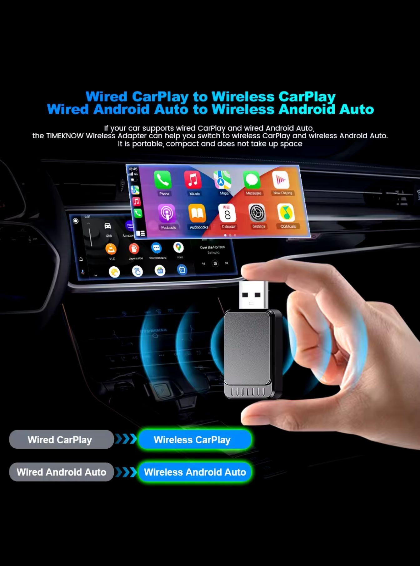 Adapter android auto carplay