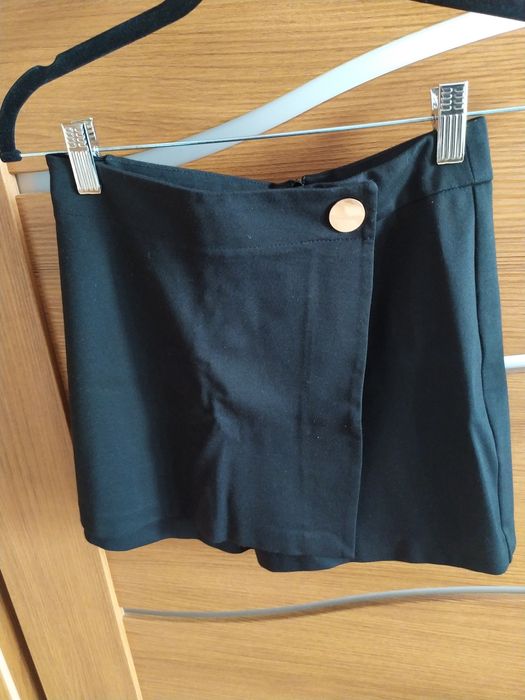 czarne spódnico-spodnie