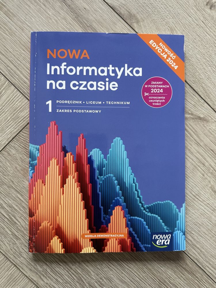 Nowa Informatyka na czasie 1 podręcznik zakres podstawowy NOWY