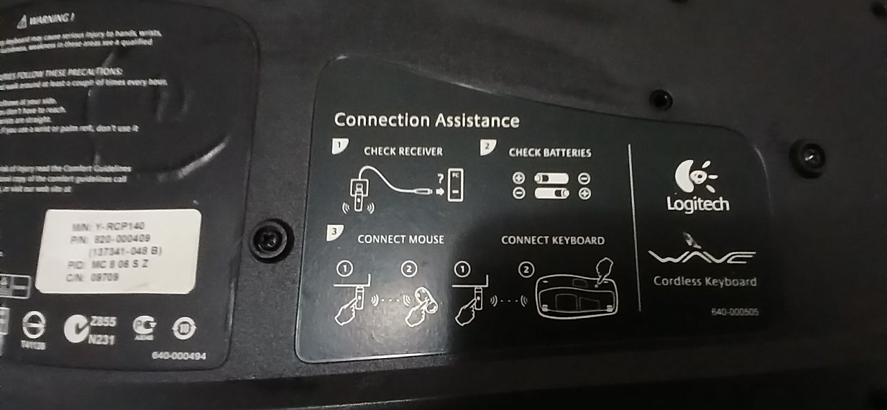 Клавиатура Logitech Wireless Canada 310 +беспроводная мышка в подарок!
