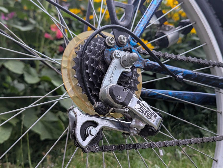 Rower górski niebieski shimano