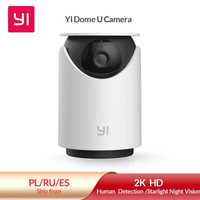IP-camera YI Dome U 2K, видеонаблюдение,  камера PTZ, видеоняня 360°