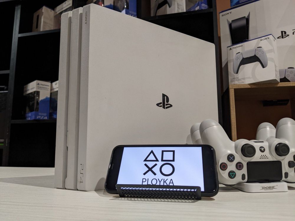 Магазин. Sony Playstation 4 PRO 1TB Белая White. Гарантия 3 мес!