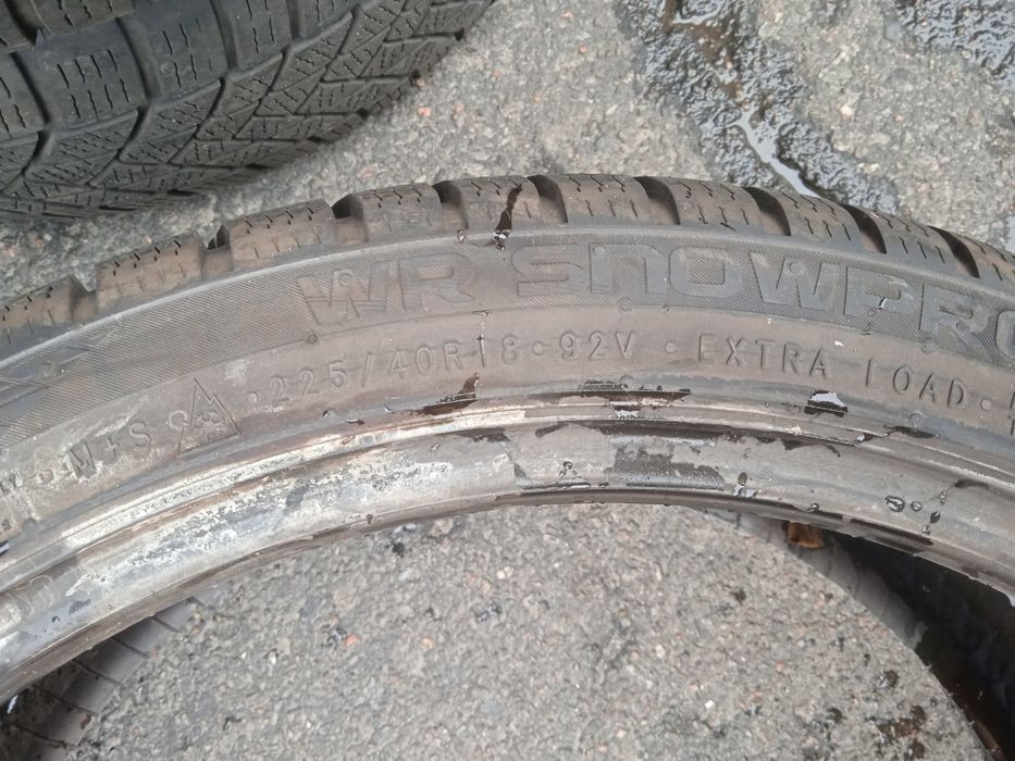 Одно распаровка зима 225.40.18 Nokian TYRES,21p,8mm.New.