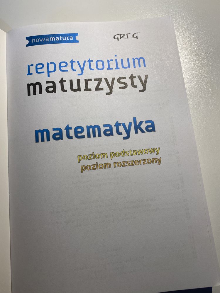 Matematyka repetytorium maturzysty