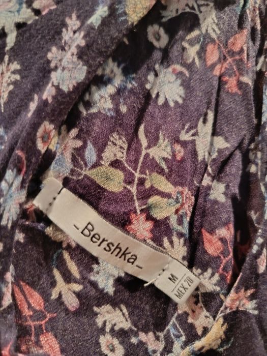 Top floral de alças