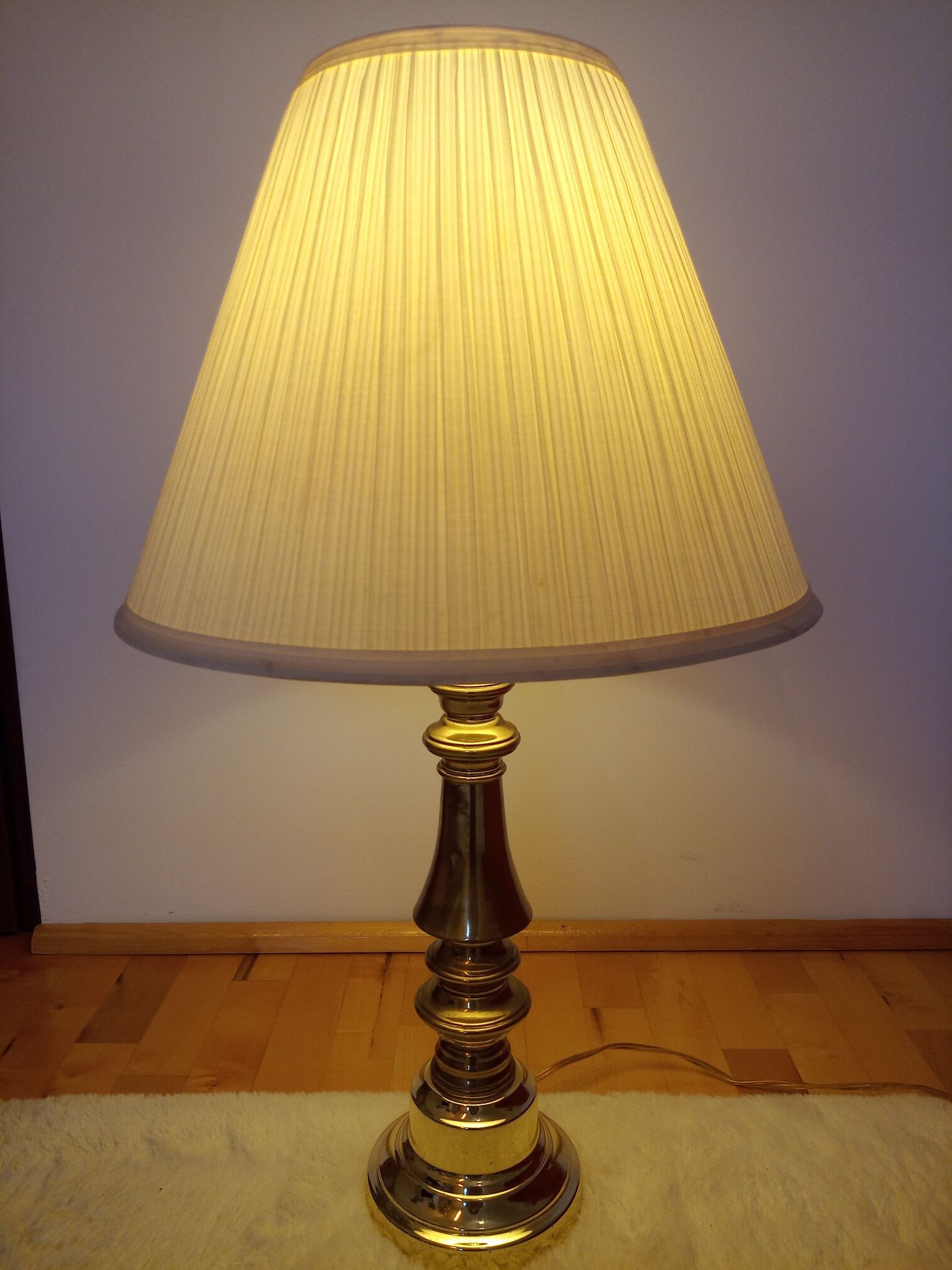 Lampa Lampka Vintage Retro Klasyczna Złota