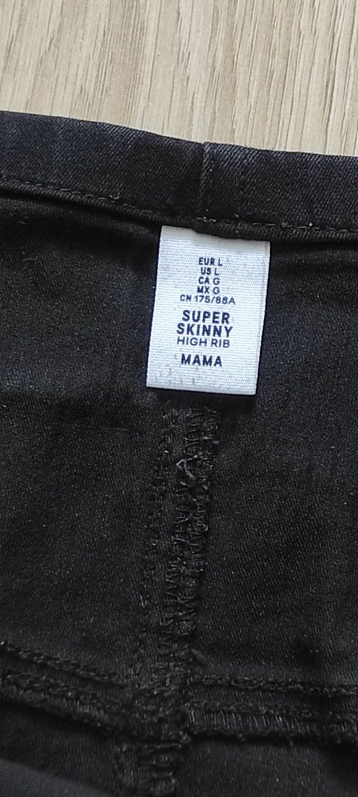 Spodnie ciążowe h&m mama  rozmiar L 40
