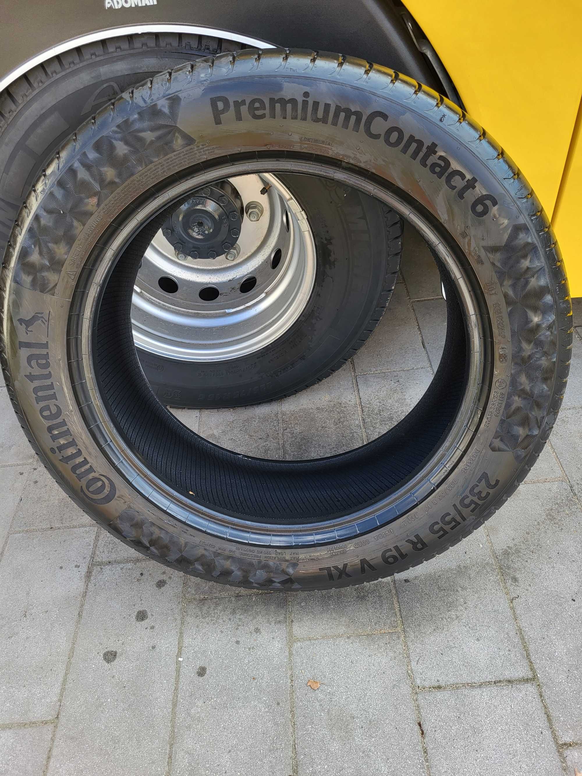 Opony Letnie 235/55/19r Continental PremiumContact 6 jak nowe!!!