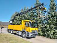 Mercedes-Benz 2640 z HIAB 177 K/3-oś skrętna  /ładowność 12232 kg