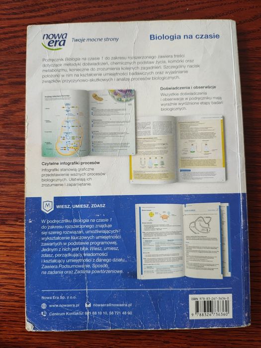 Biologia na czasie 1 zakres rozszerzony