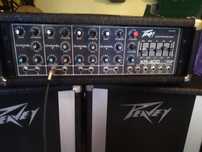 wzmacniacz mixer amp z  kolumnami  PEAVEY USA