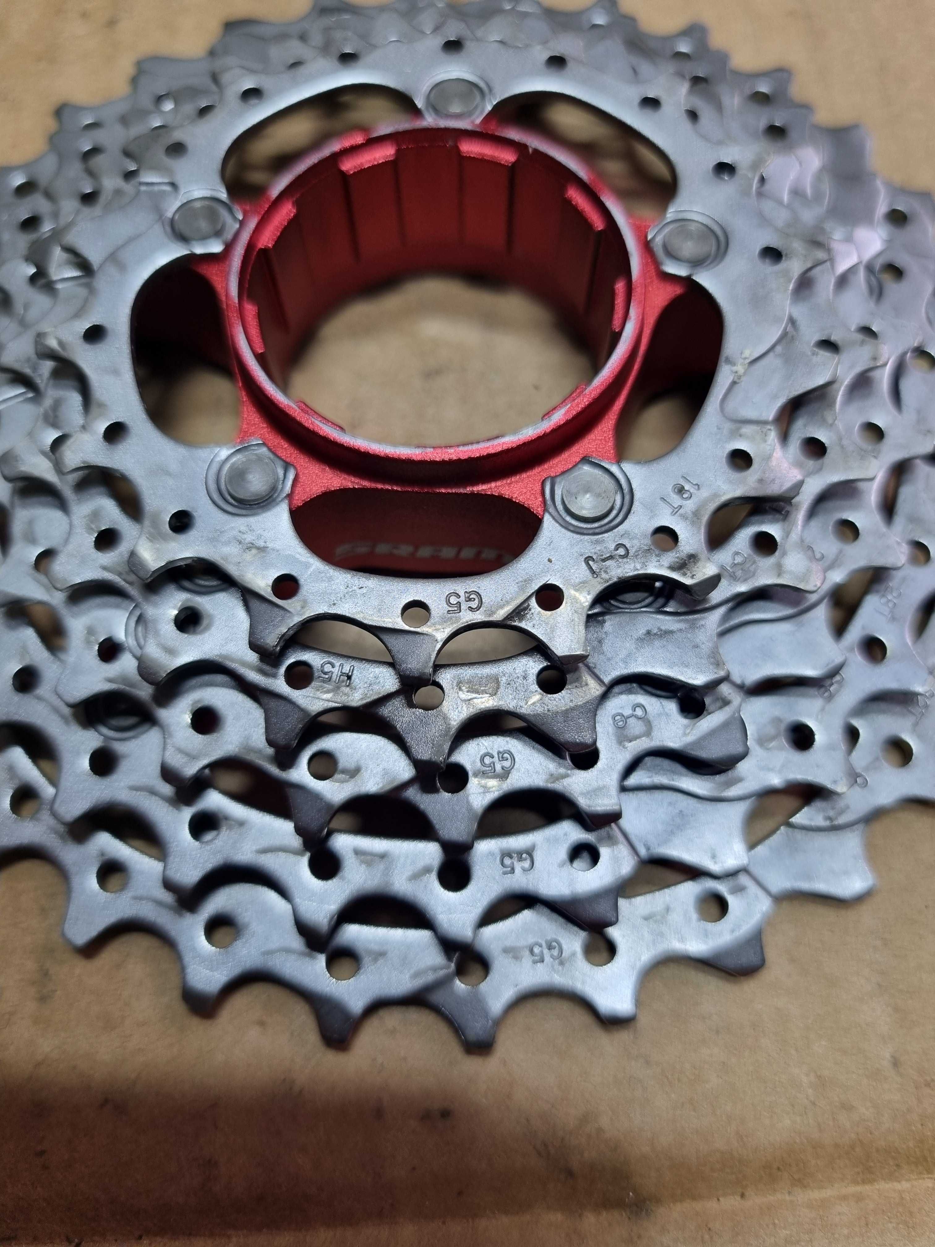 Kaseta Sram 9s plus łańcuch