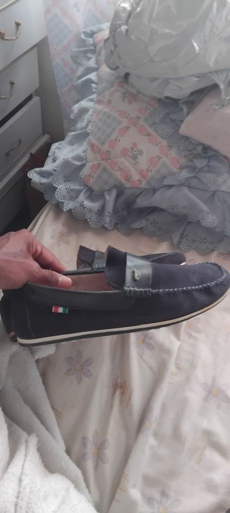 Nr,sapatos mocassani azul